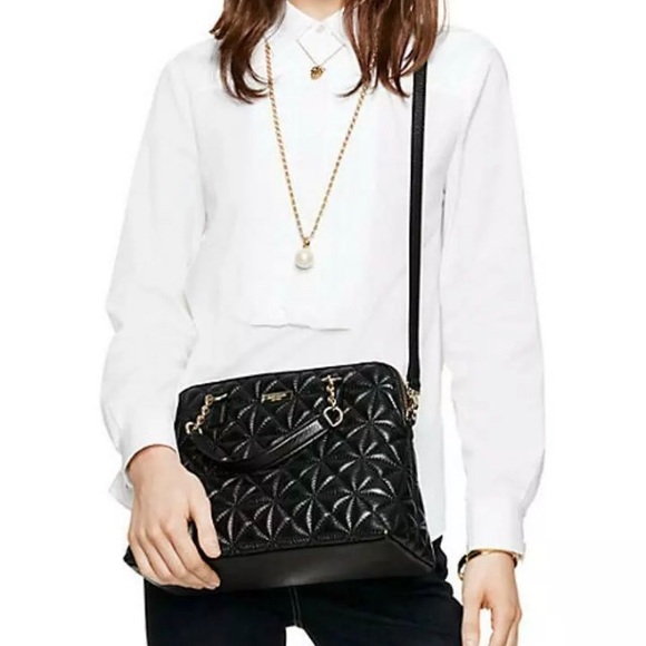 Kate Spade Black Quilted crossbody - Picture 3 of 15
